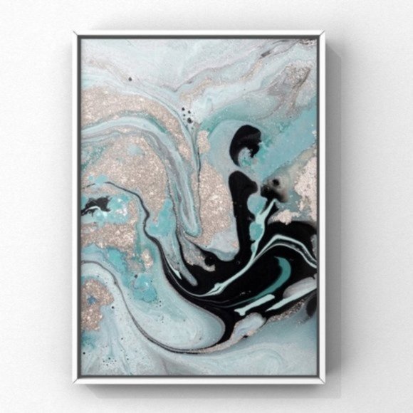 Modern contemporary abstract luxury art print - Picture 1 of 3